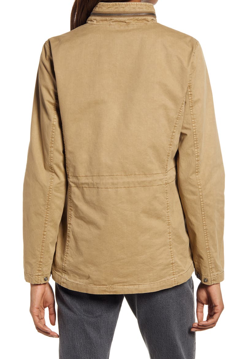 Levi's® Cotton Military Jacket, Alternate, color, KHAKI