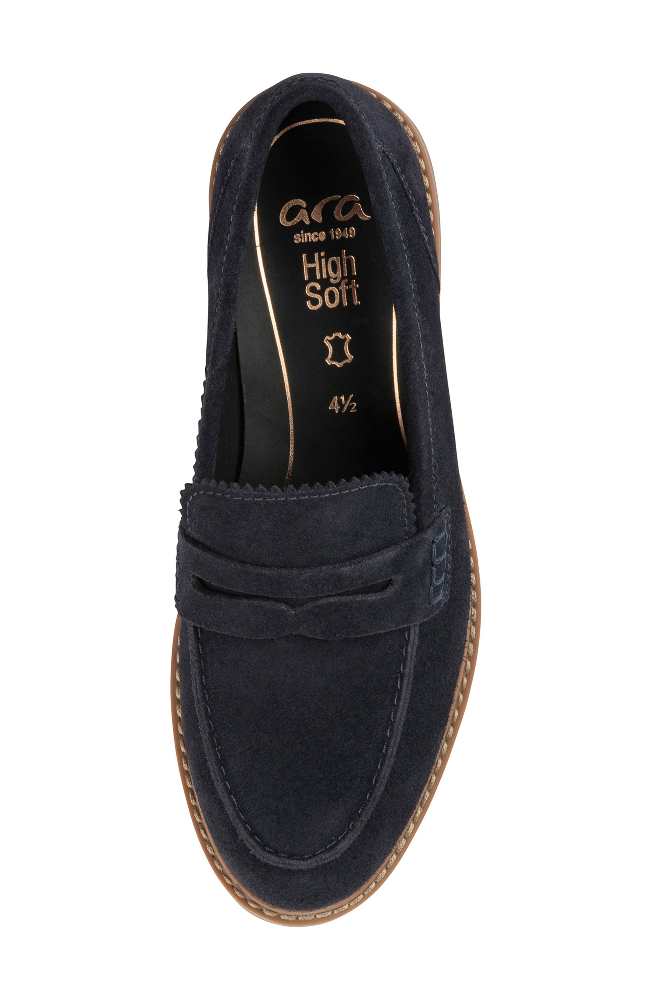 Kalendra Penny Loafer, Alternate, color, OCEAN