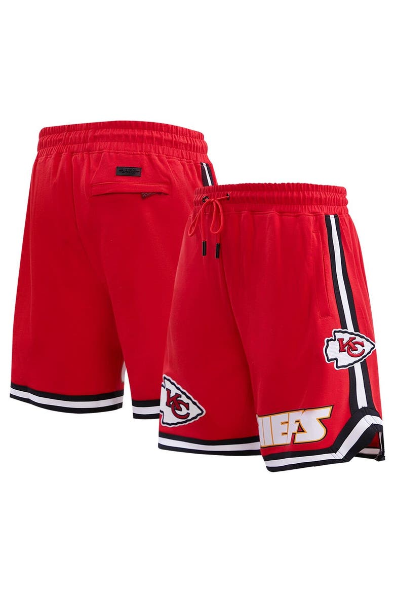 Men's Pro Standard Red Kansas City Chiefs Classic Chenille Shorts, Main, color, Red