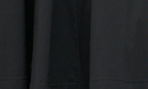 Staud Wells Stretch Cotton Fit & Flare Midi Dress In Black