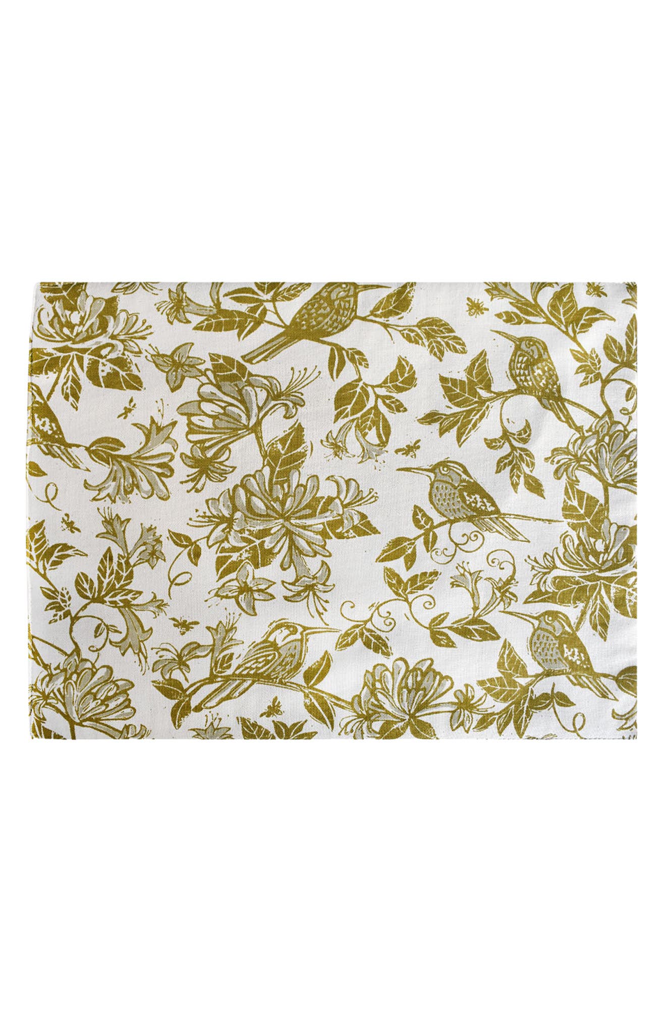 FRENCH HOME Honeysuckle Botanical Set of 4 Placemats