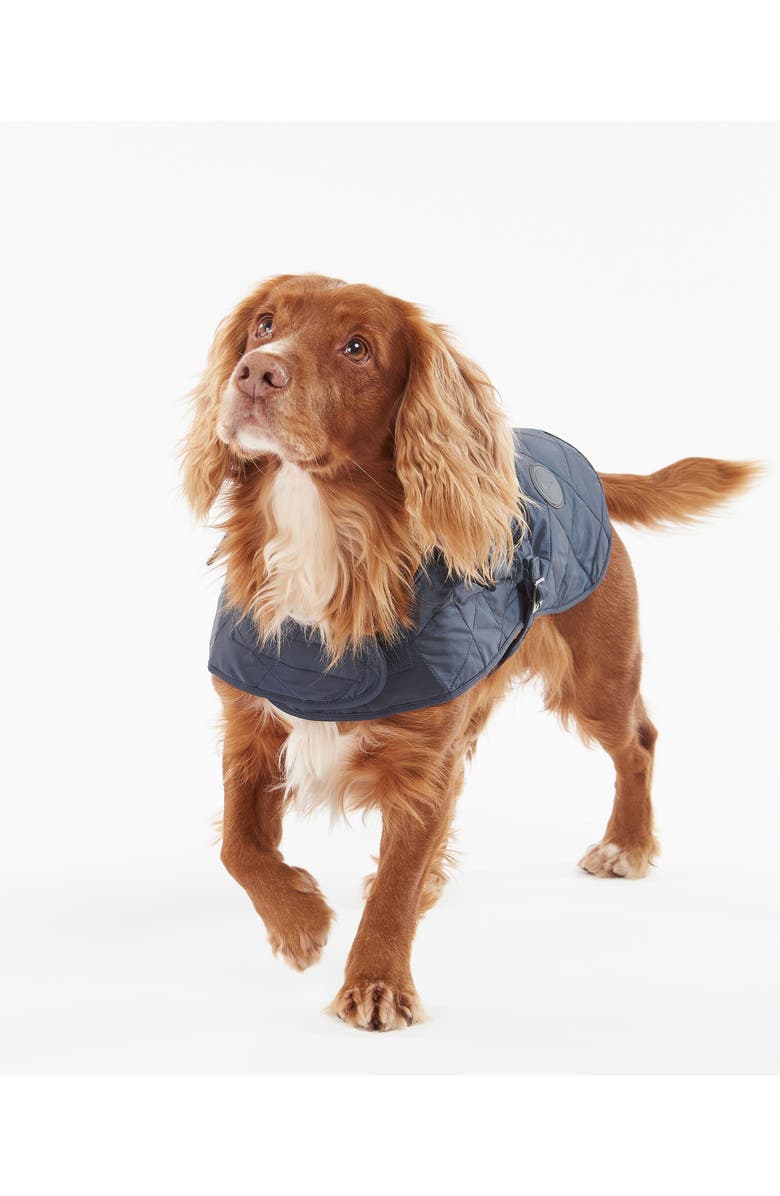 Barbour Quilted Dog Coat, Alternate, color, Navy