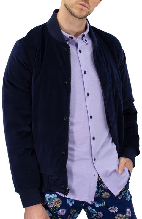 Don Velvet Reversible Bomber Jacket