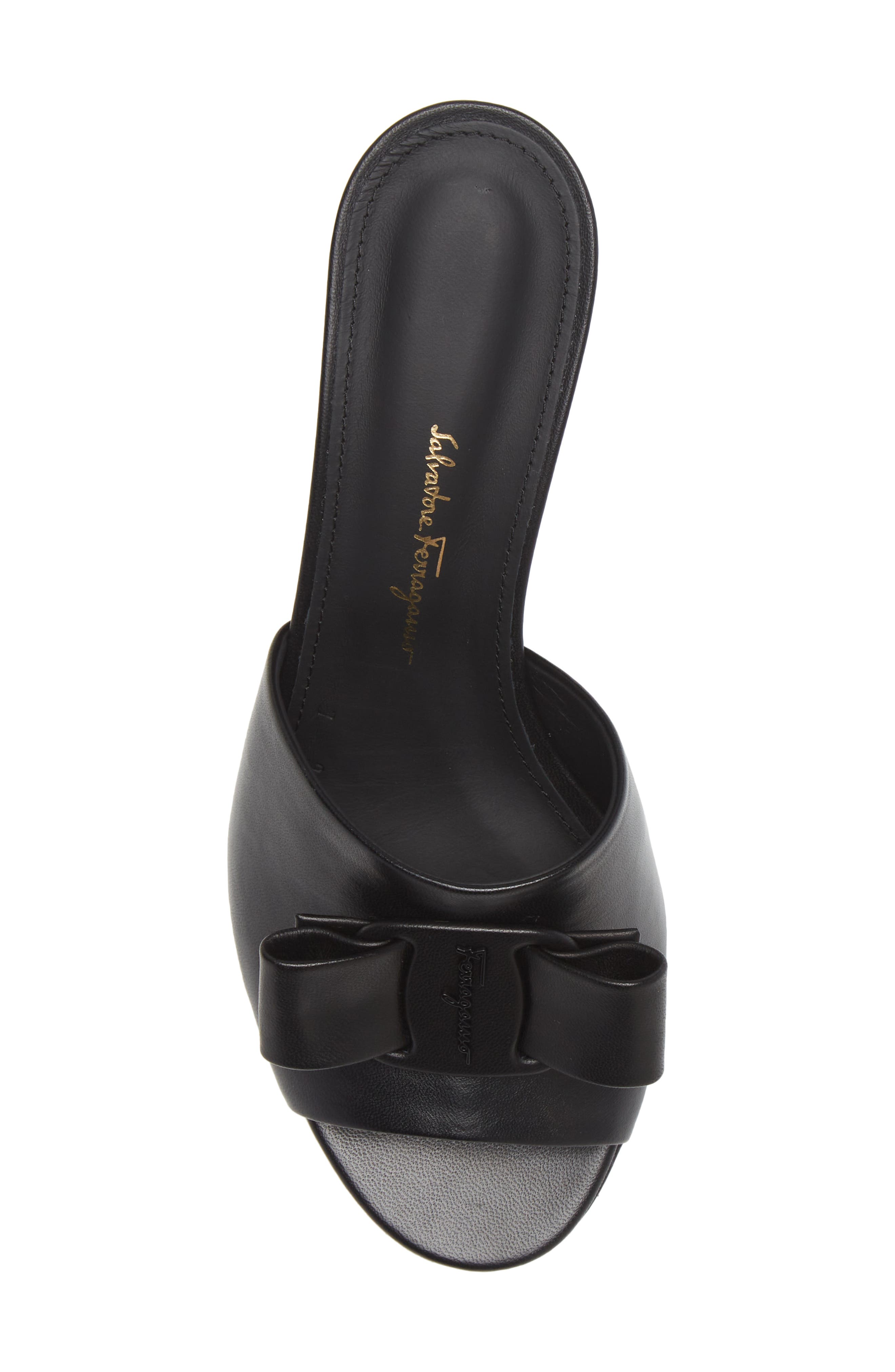 FERRAGAMO Salvatore Ferragamo Valery Viva Bow Slide Sandal, Alternate, color, 