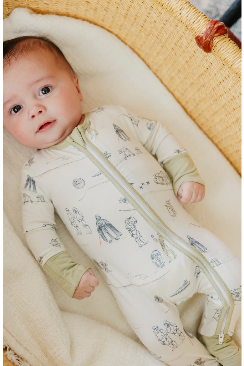 Tatooine Convertible Zip-Up Footie, Alternate, color, TATOOINE