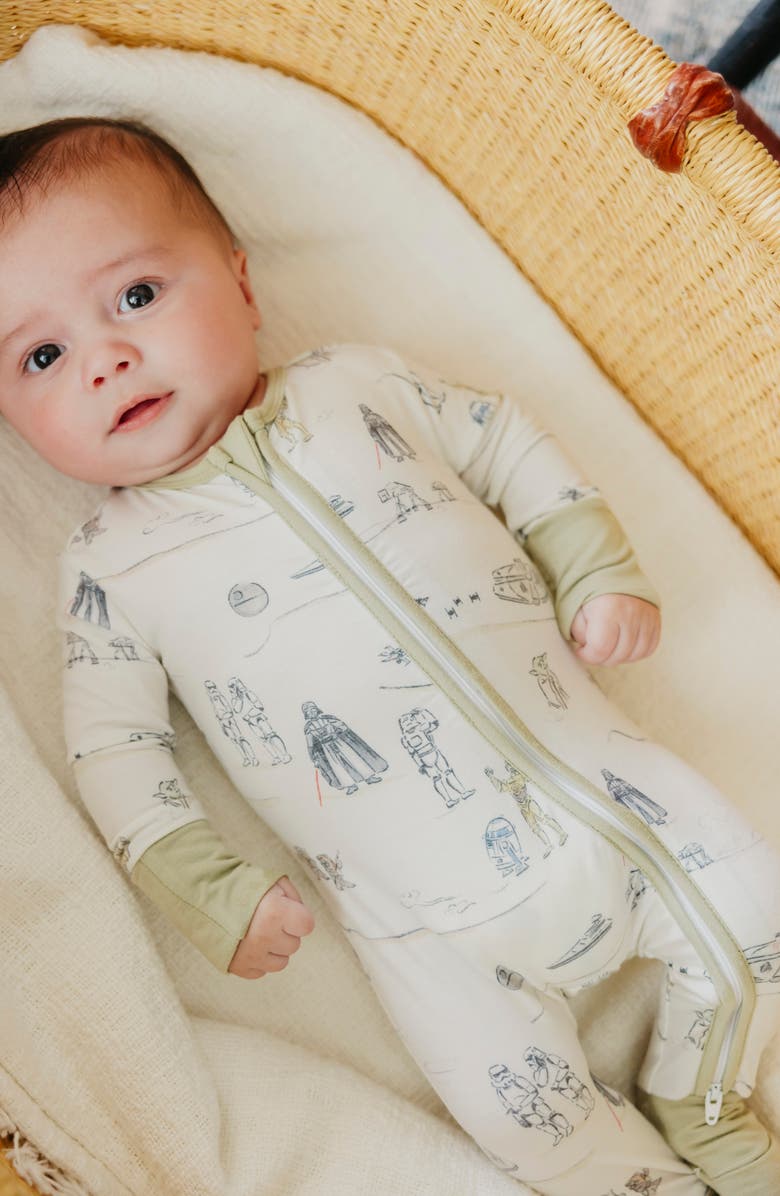 Copper Pearl Tatooine Convertible Zip-Up Footie, Alternate, color, Tatooine