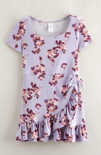Nordstrom Kids' Knit Faux Wrap Dress
