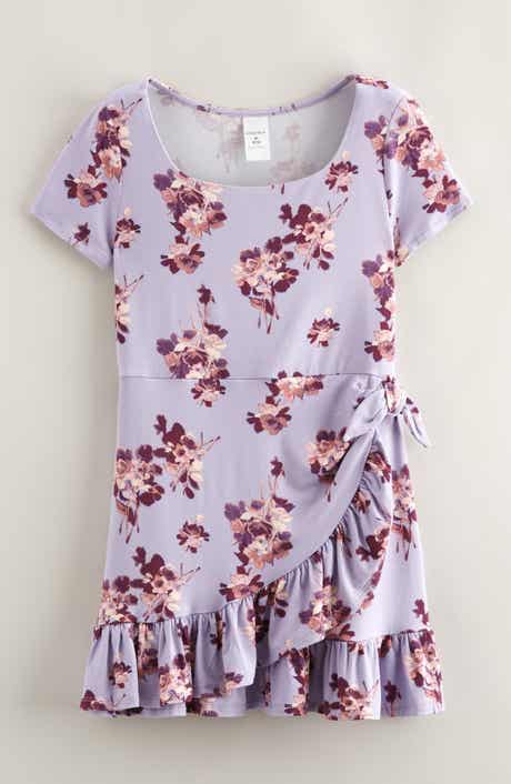 Nordstrom Kids' Knit Faux Wrap Dress