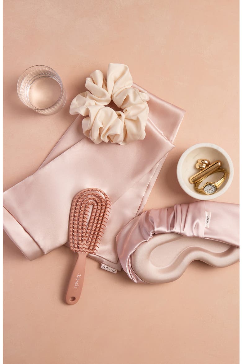 Oversized Scrunchies Extra Gentle 2-Piece Set, Alternate, color, CREAM CAMEL