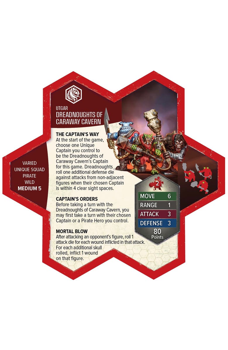 Renegade Game Studios Crimson Widow and Dreadnoughts of Caraway Cavern Expansion, Alternate, color, Multicolored
