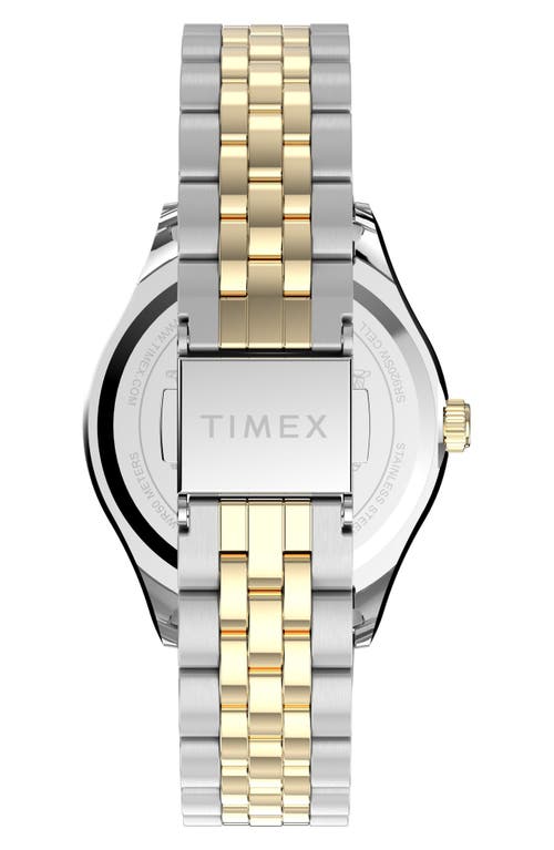Timex ® X Peanuts® Legacy Two-tone Bracelet Watch, 34mm In Metallic