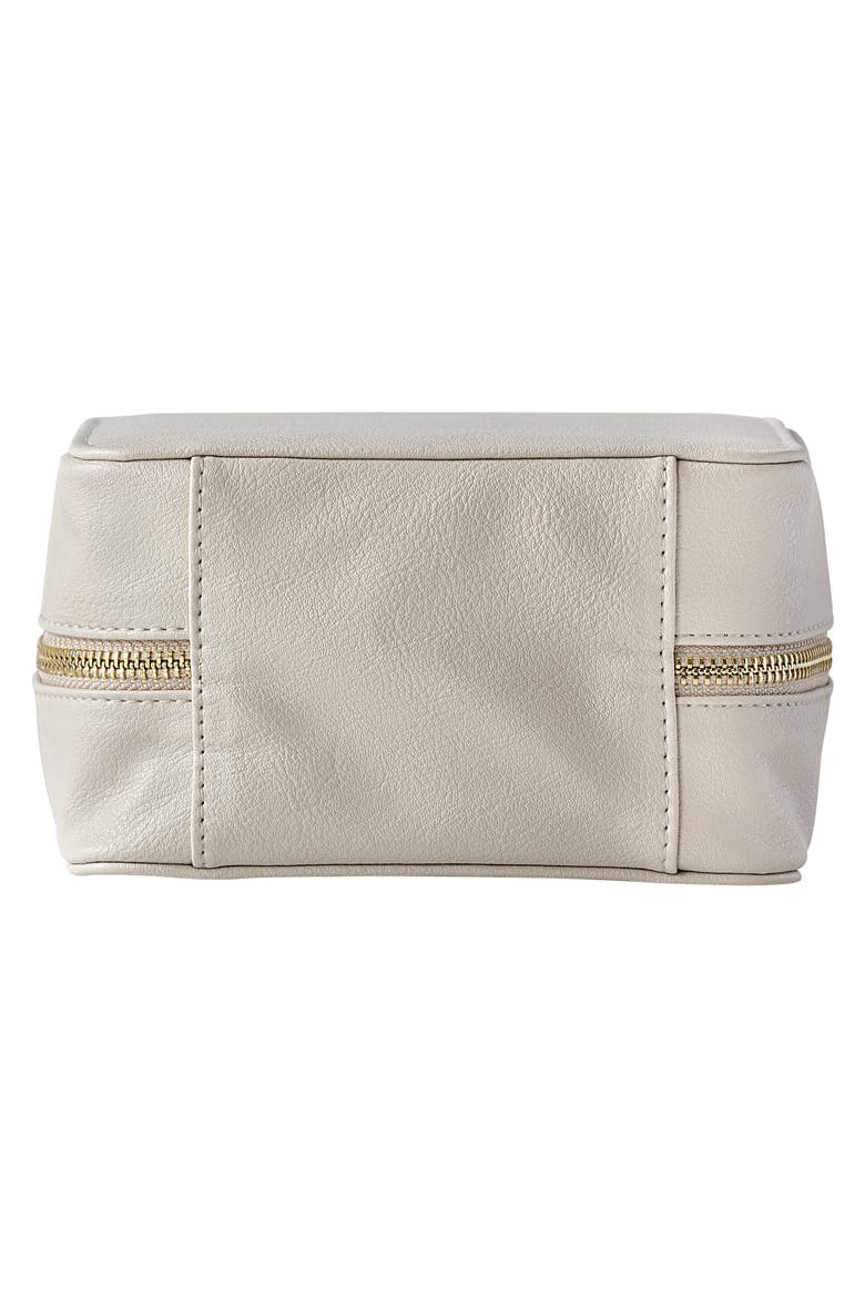 Monogram Vegan Leather Tech Travel Case, Alternate, color, GREY G