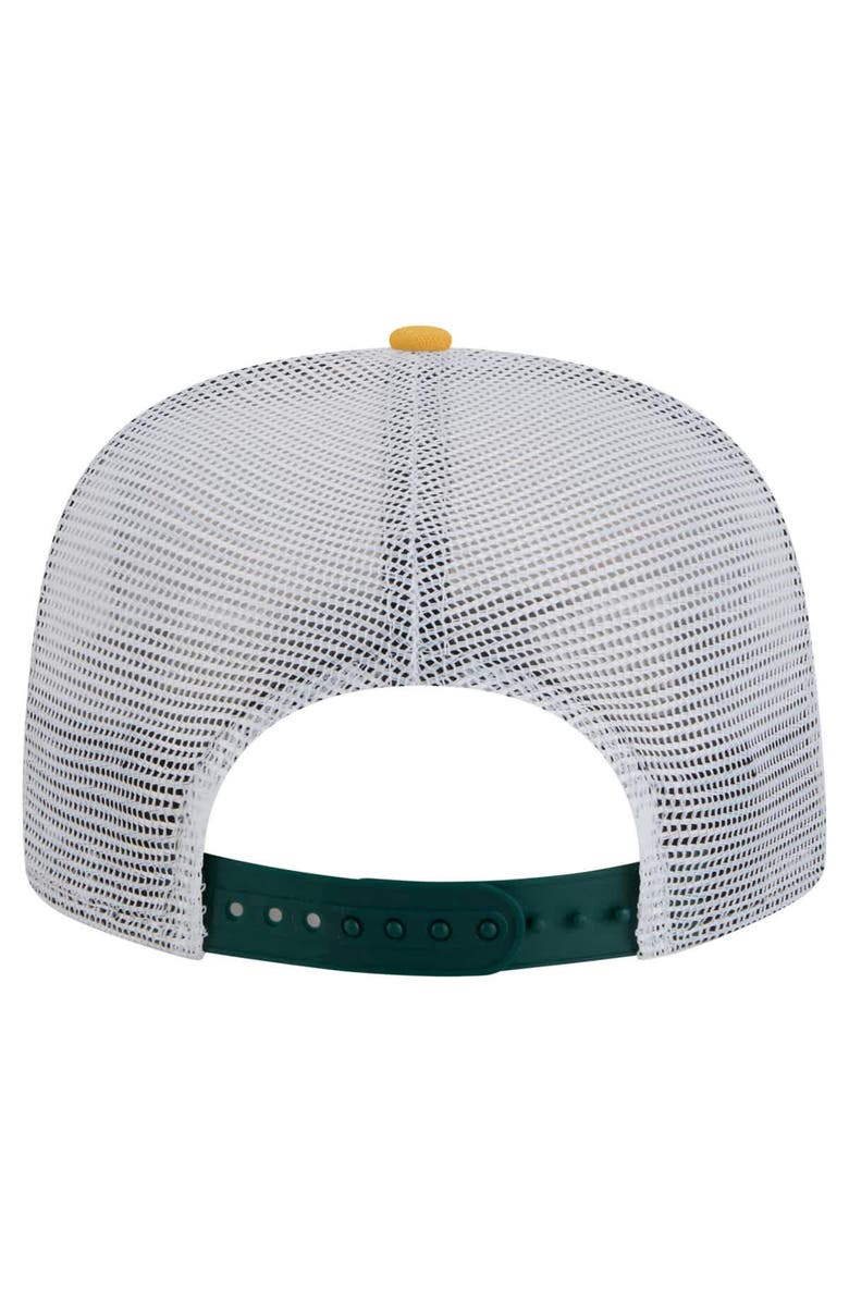 New Era Men's New Era Athletics Tie-Dye Golfer Trucker Adjustable Hat, Alternate, color, Dark Green