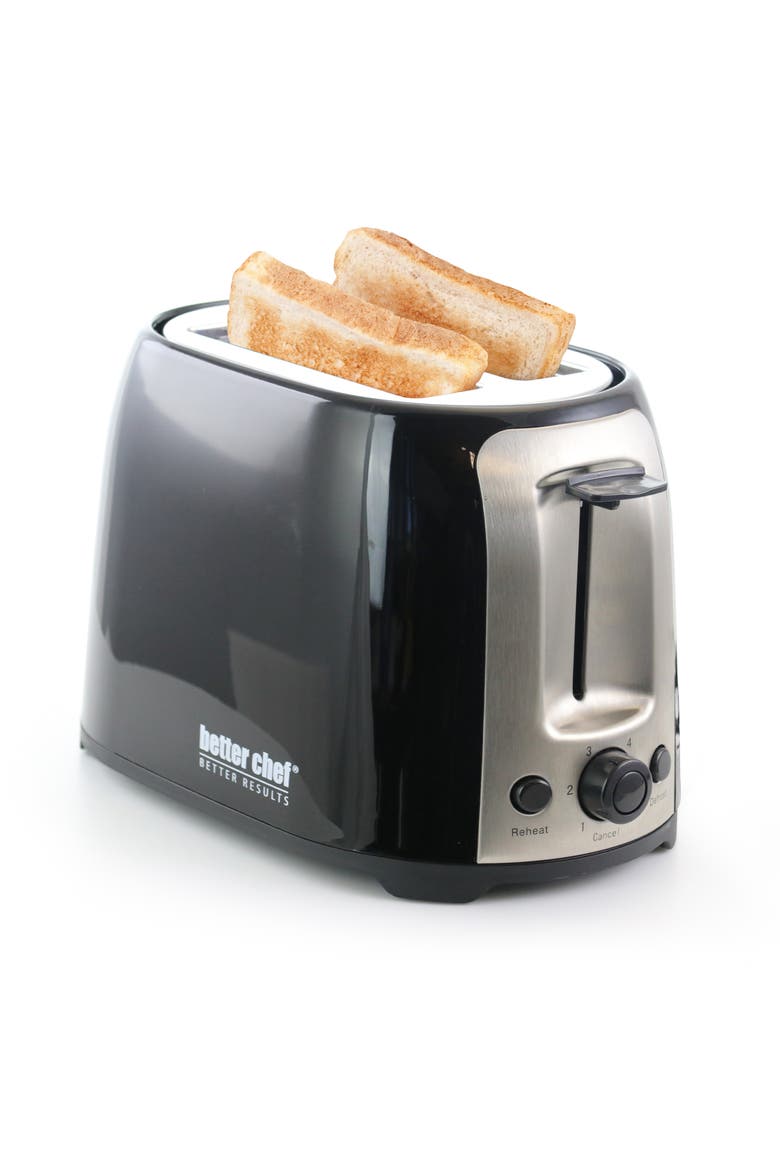 Cool Touch Wide Slot Toaster, Main, color, Black