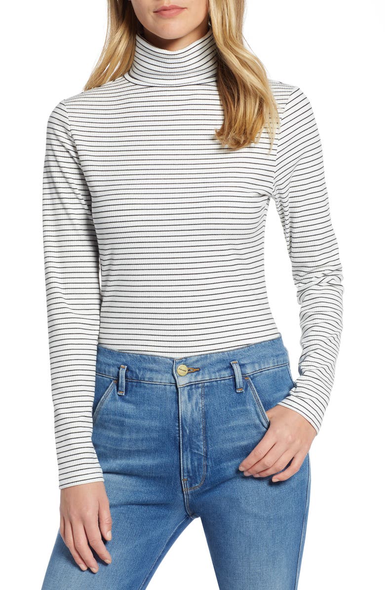 Halogen<sup>®</sup> Ribbed Turtleneck, Main, color,