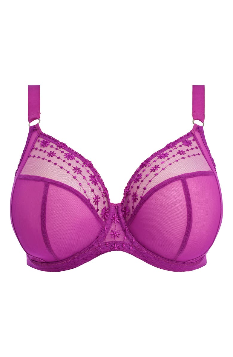 Elomi Matilda Full Figure Underwire Plunge Bra, Alternate, color, Hollyhock