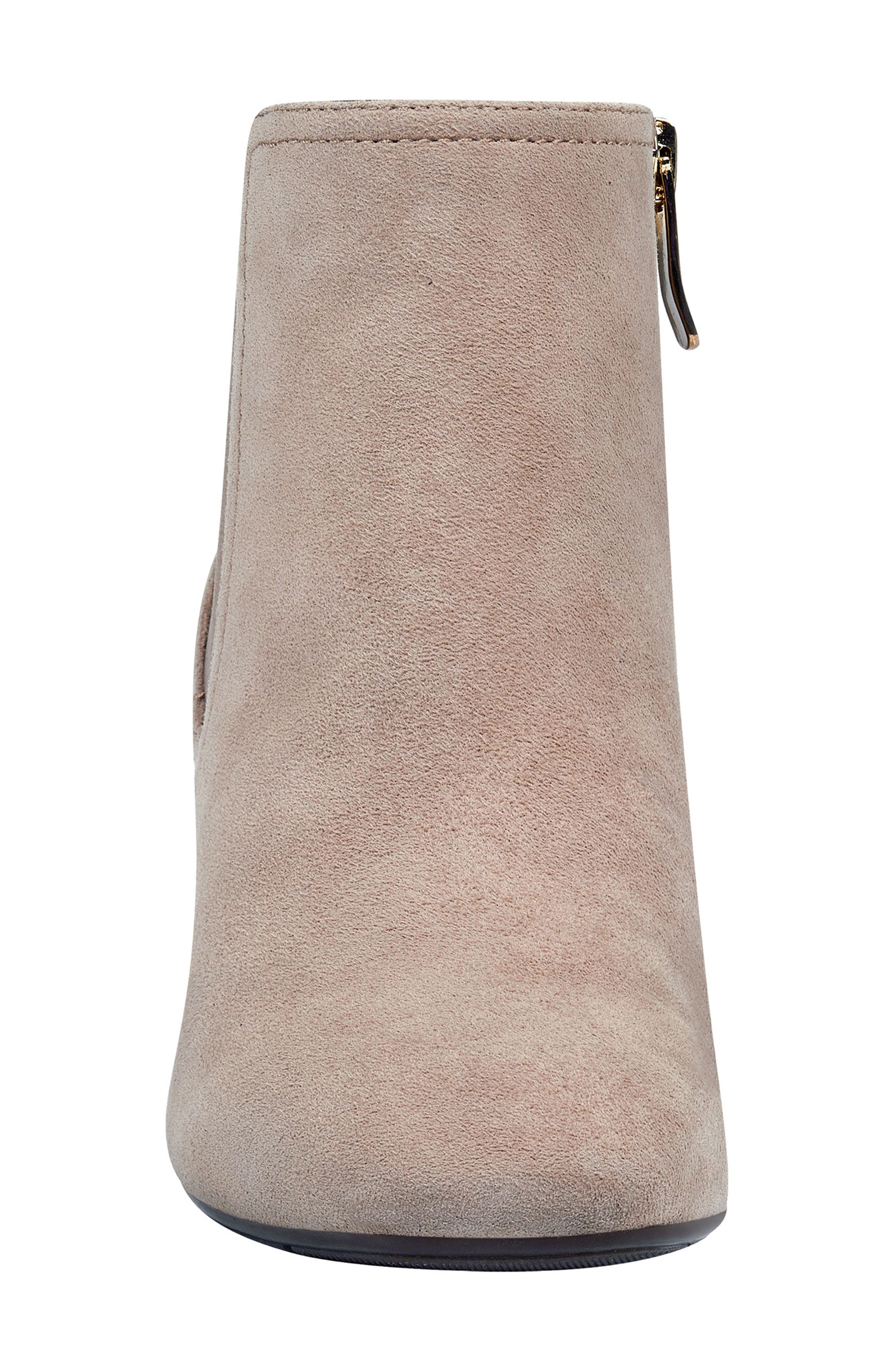 Nadia Bootie, Alternate, color, TAUPE LEATHER