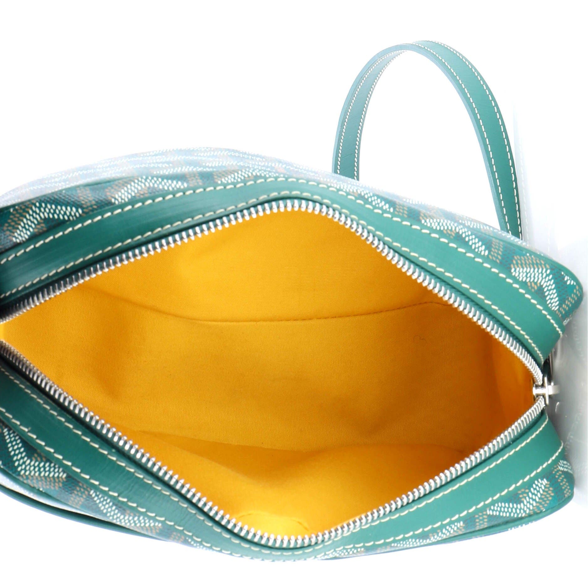 Pre-Owned Goyard Cap Vert Bag Coated Canvas, Alternate, color, Green