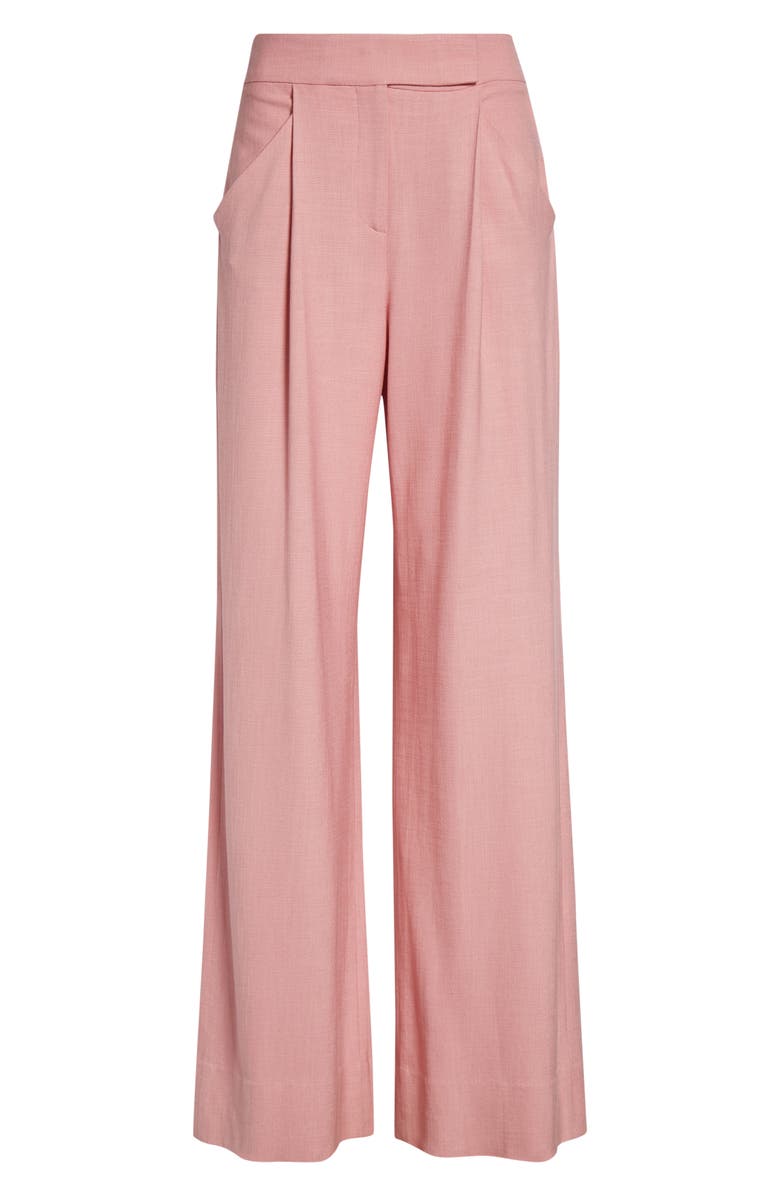 Veronica Beard Marbeau High Waist Wide Leg Pants, Alternate, color, Petal