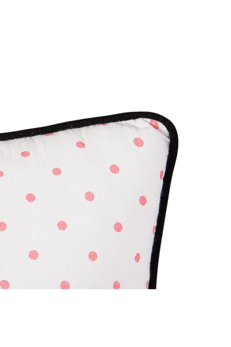 Be Awesome Today Printed and Embroidered Small/Petite Accent Pillow, 10" x 10", Alternate, color, Pink