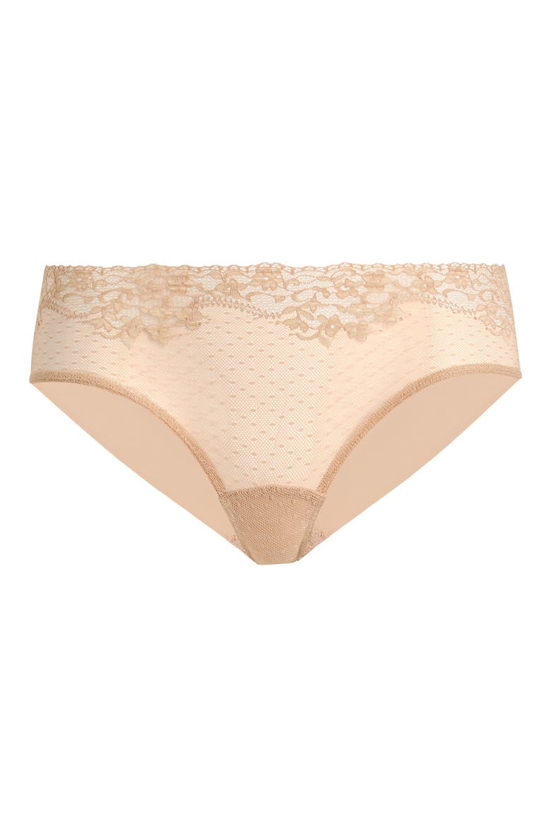 Double Take Bikini Briefs, Alternate, color, BEIGE