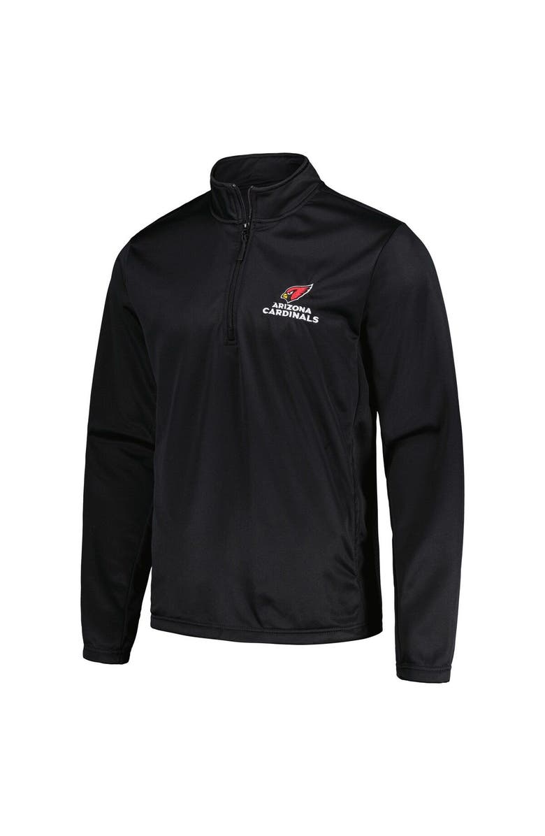 DUNBROOKE Men's Dunbrooke Black Arizona Cardinals All-Star Tech Quarter-Zip Top, Alternate, color, Black
