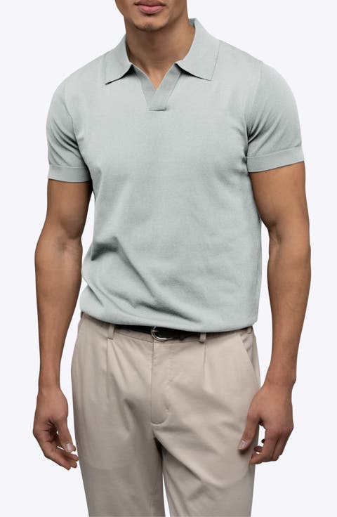 Istanbul Johnny Collar Cotton Bend Polo