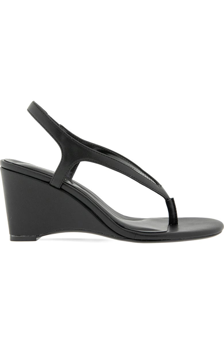 BCBGeneration Serenity Wedge Sandal, Alternate, color, Black