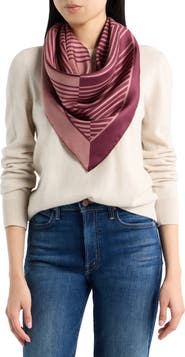Nordstrom Printed Square Silk Scarf