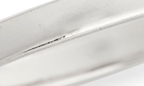 Nordstrom Rack Set Of Four Textured Rings In Silver