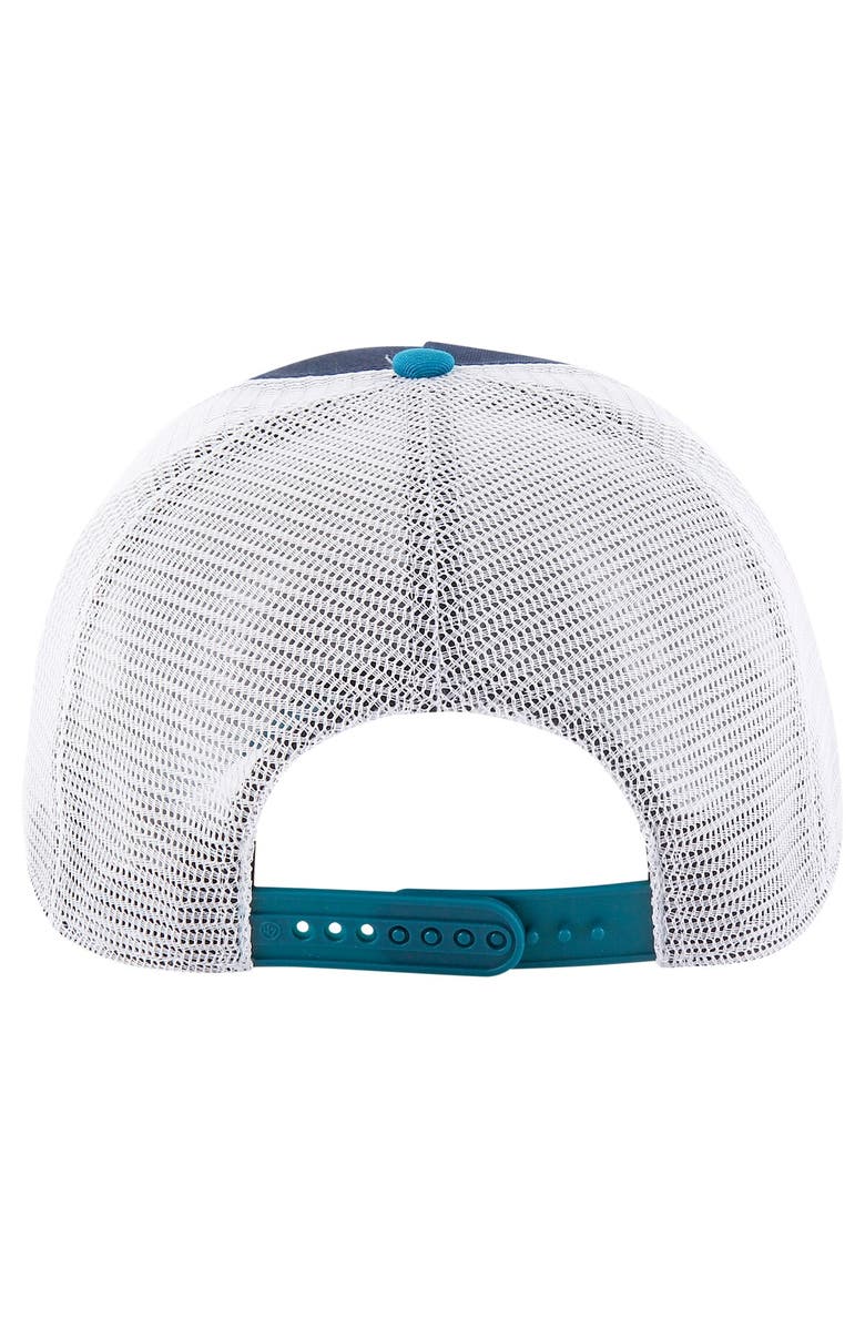 '47 Men's '47 Navy Seattle Mariners Gridiron Super Stripe Relaxed Trucker Hitch Adjustable Hat, Alternate, color, Navy