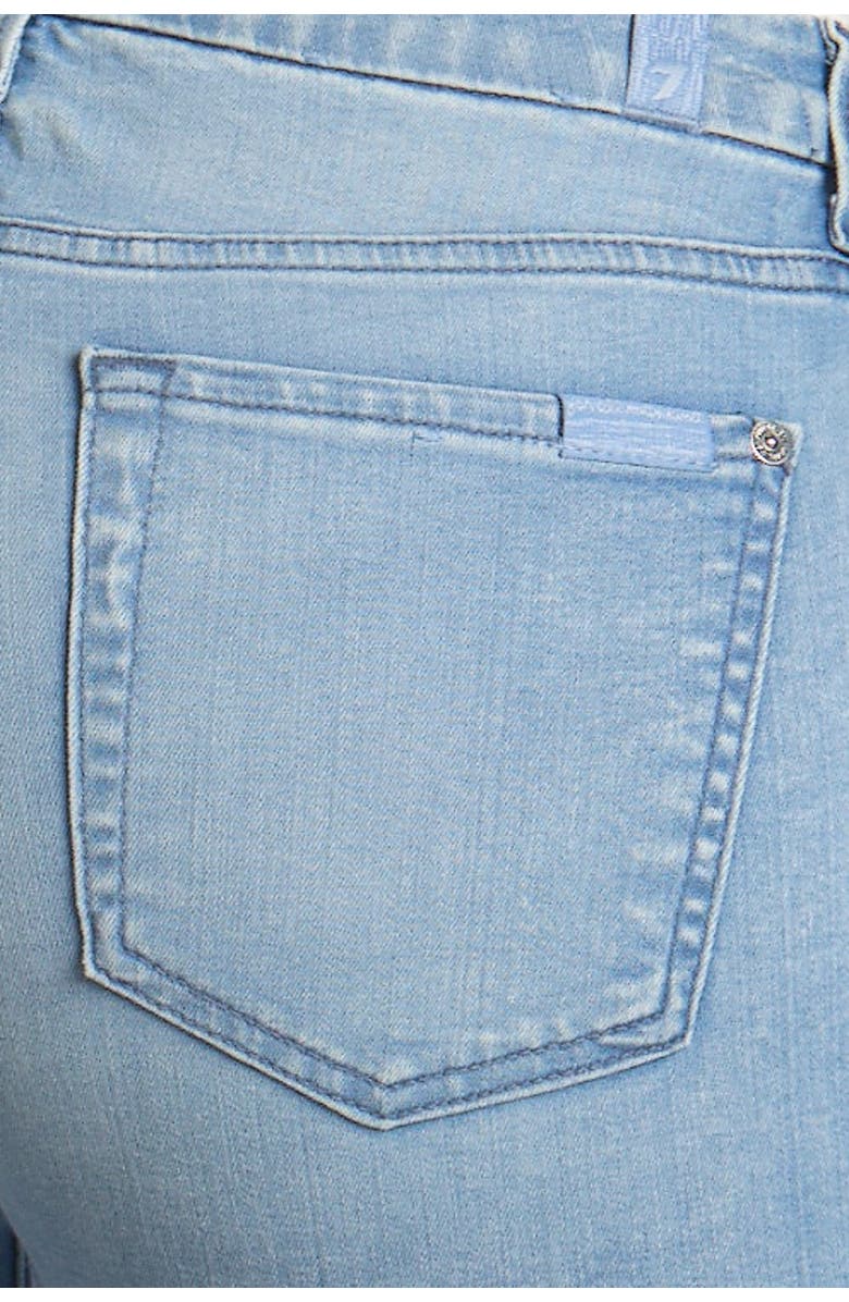 7 For All Mankind <sup>®</sup> b(air) High Waist Split Hem Skinny Jeans, Alternate, color, 