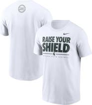 Nike Men's Nike White Michigan State Spartans 2025 Football Fan Raise Your Shield T-Shirt