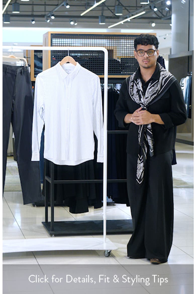 Commuter Slim Fit Performance Button-Up Shirt video
