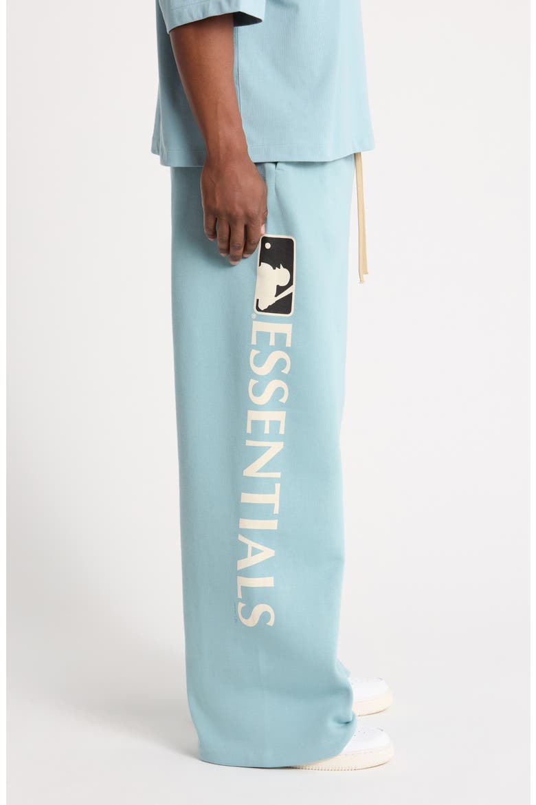x MLB Cotton Blend Fleece Lounge Sweatpants, Alternate, color, STONE BLUE
