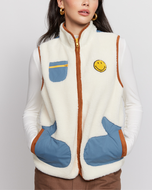 SAMII RYAN SAMII RYAN SMILEY MITTEN VEST