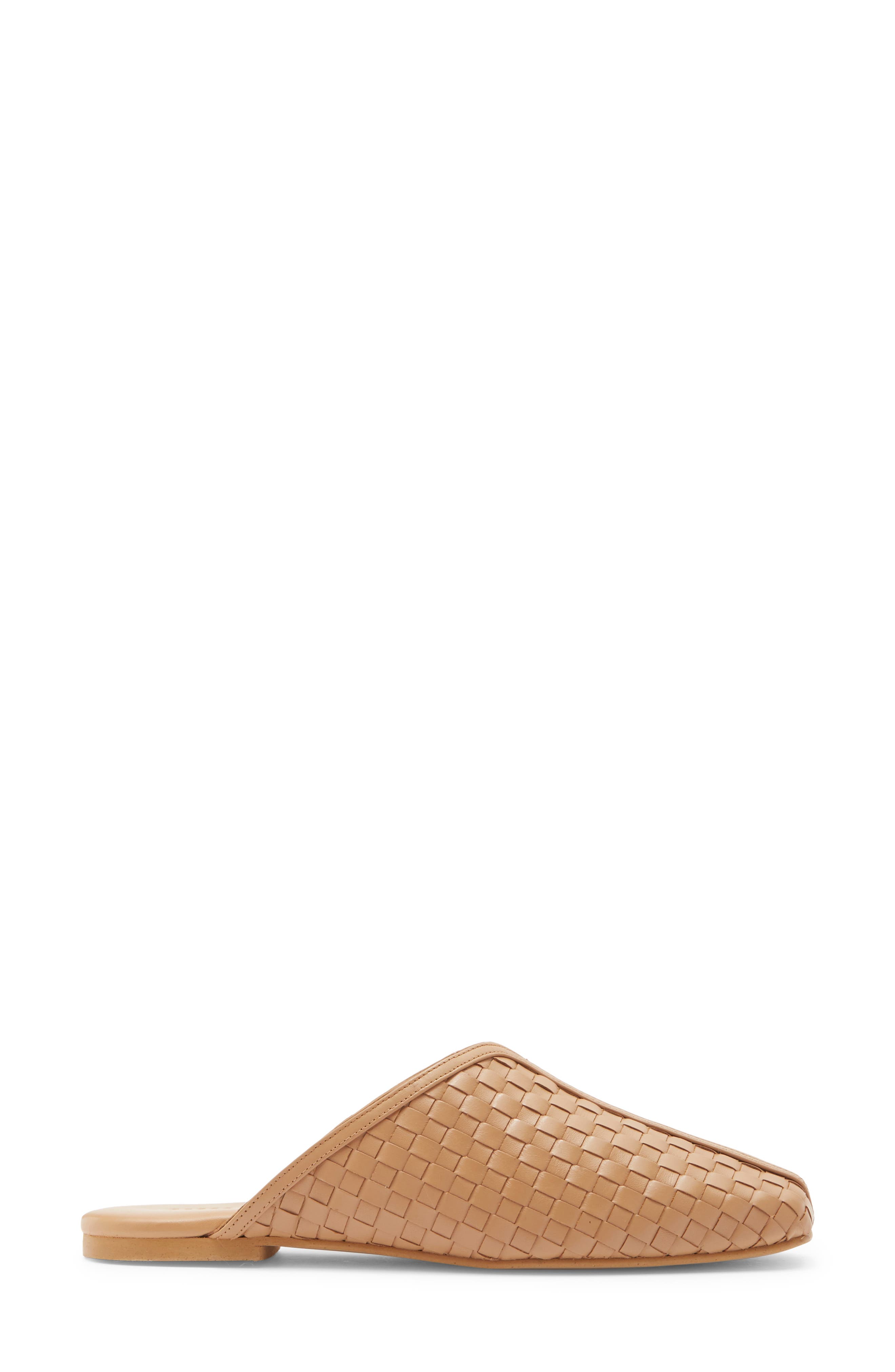 Woven Mule, Alternate, color, COGNAC WOVEN CALF