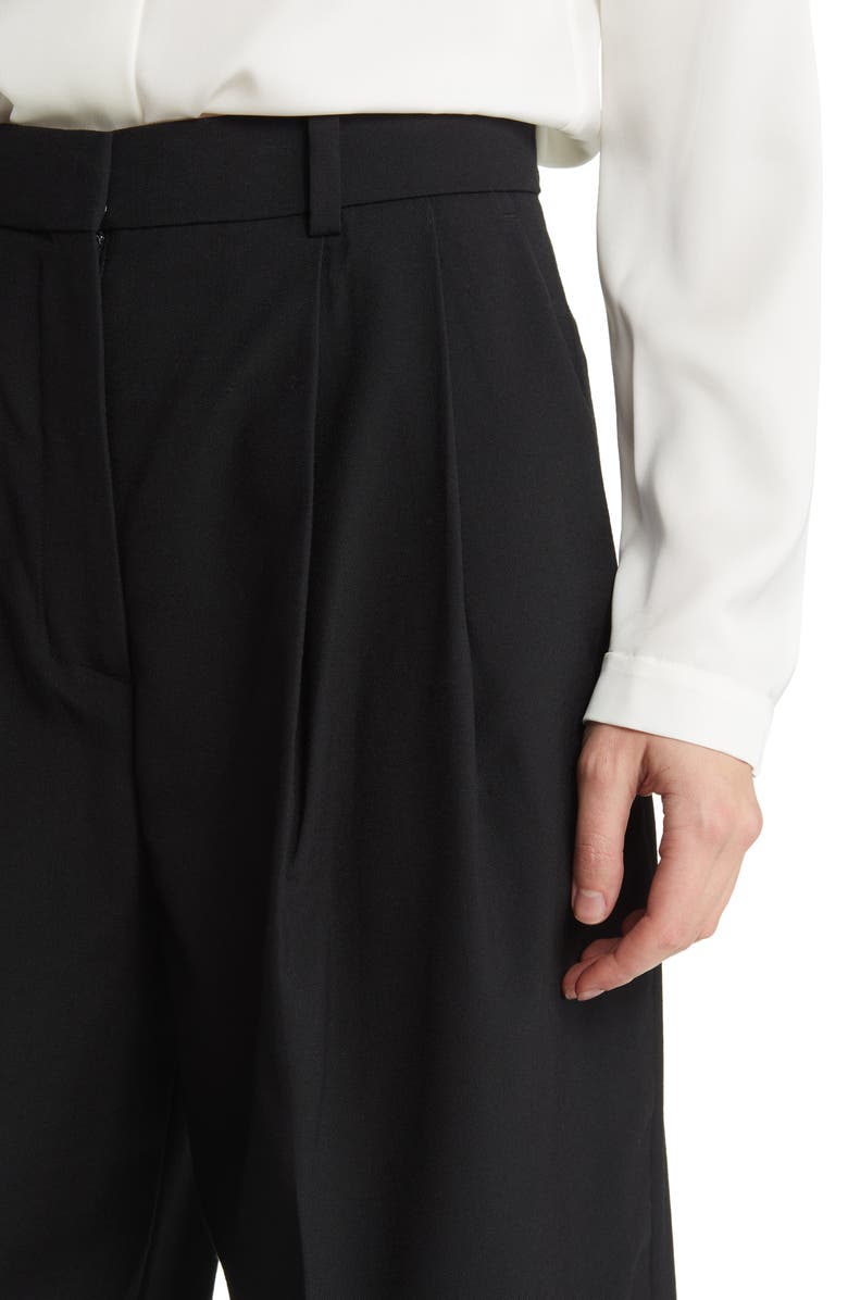COS Wide Leg Wool Trousers, Alternate, color, 