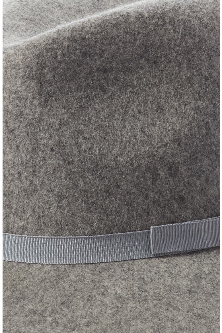 Essential Felted Wool Fedora, Alternate, color, GREY COMBO