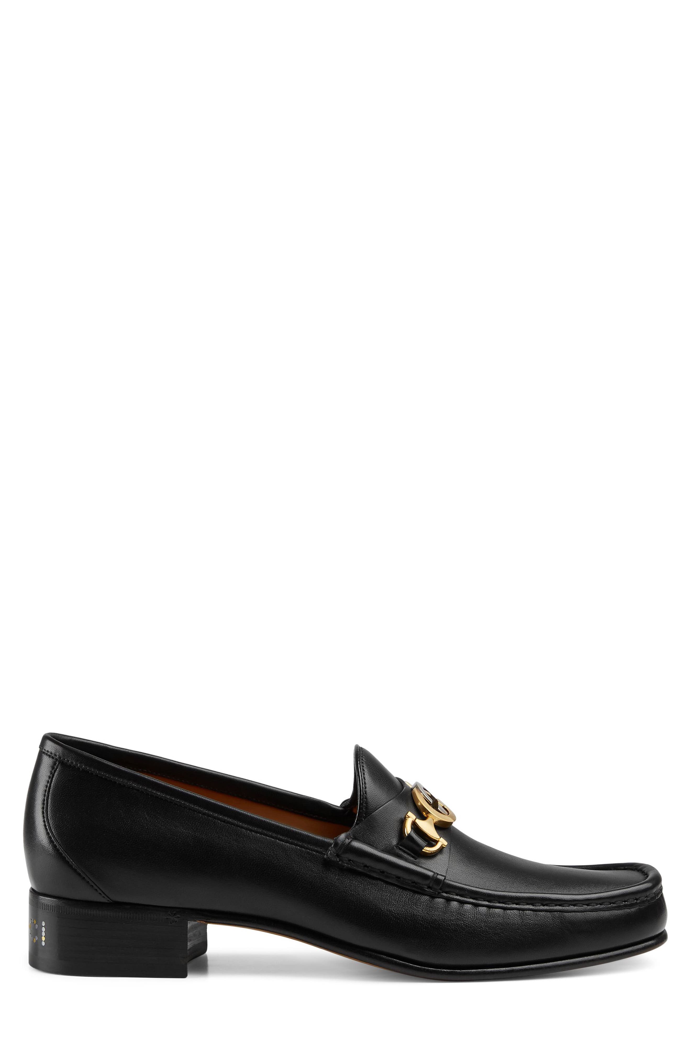Gucci Tack Bit Loafer, Alternate, color, 