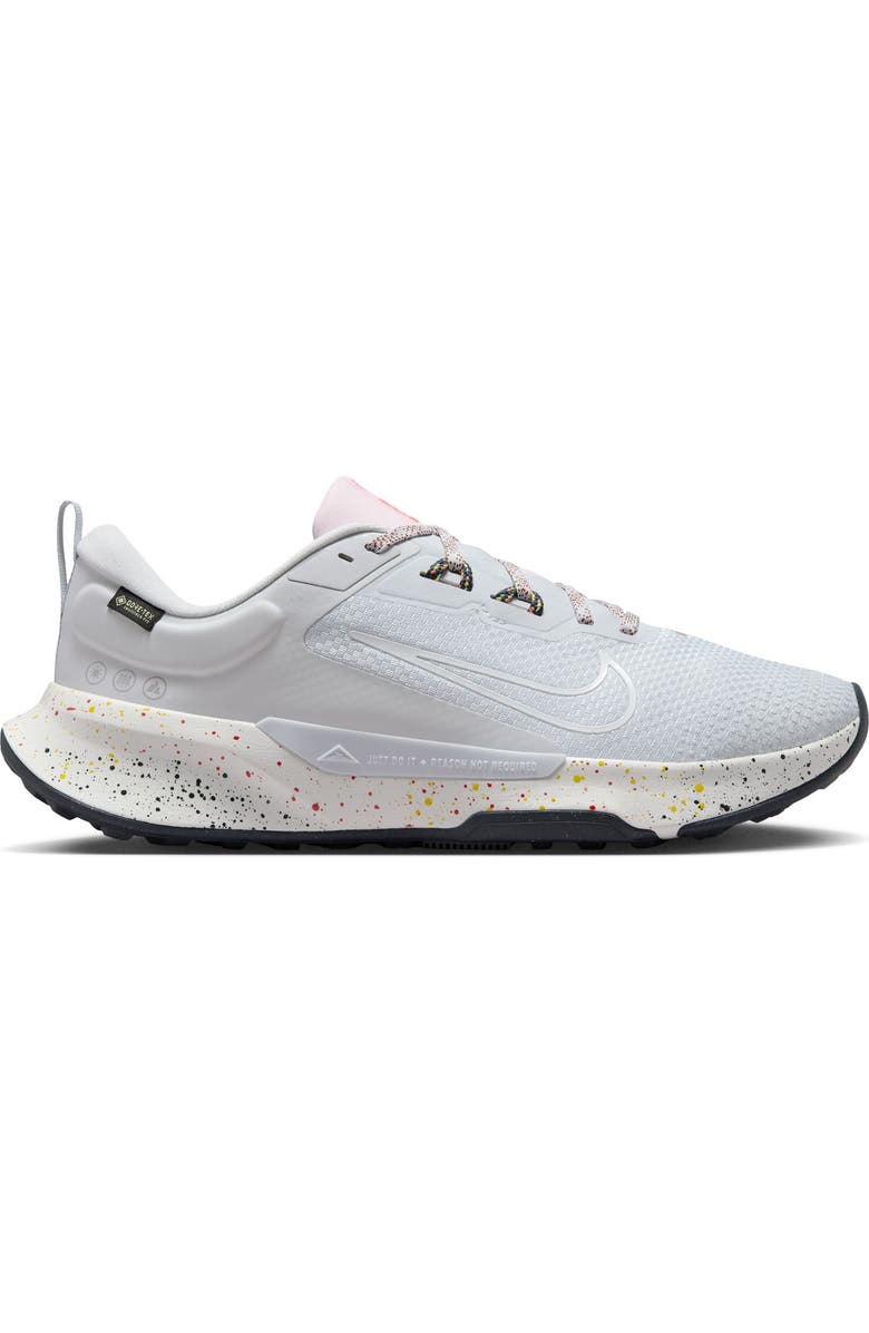 Nike Juniper Trail 2 Gore-Tex<sup>®</sup> Waterproof Trail Running Shoe, Alternate, color, Pure Platinum/ White