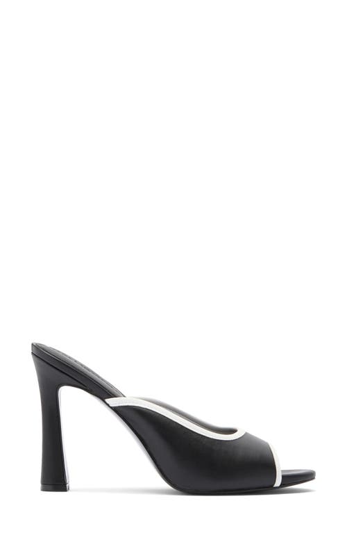 Shop Karl Lagerfeld Paris Chatura Slide Sandal In Black/bright White