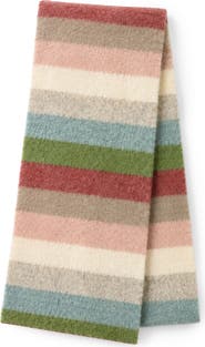 SAACHI Multicolored Striped Knit Scarf