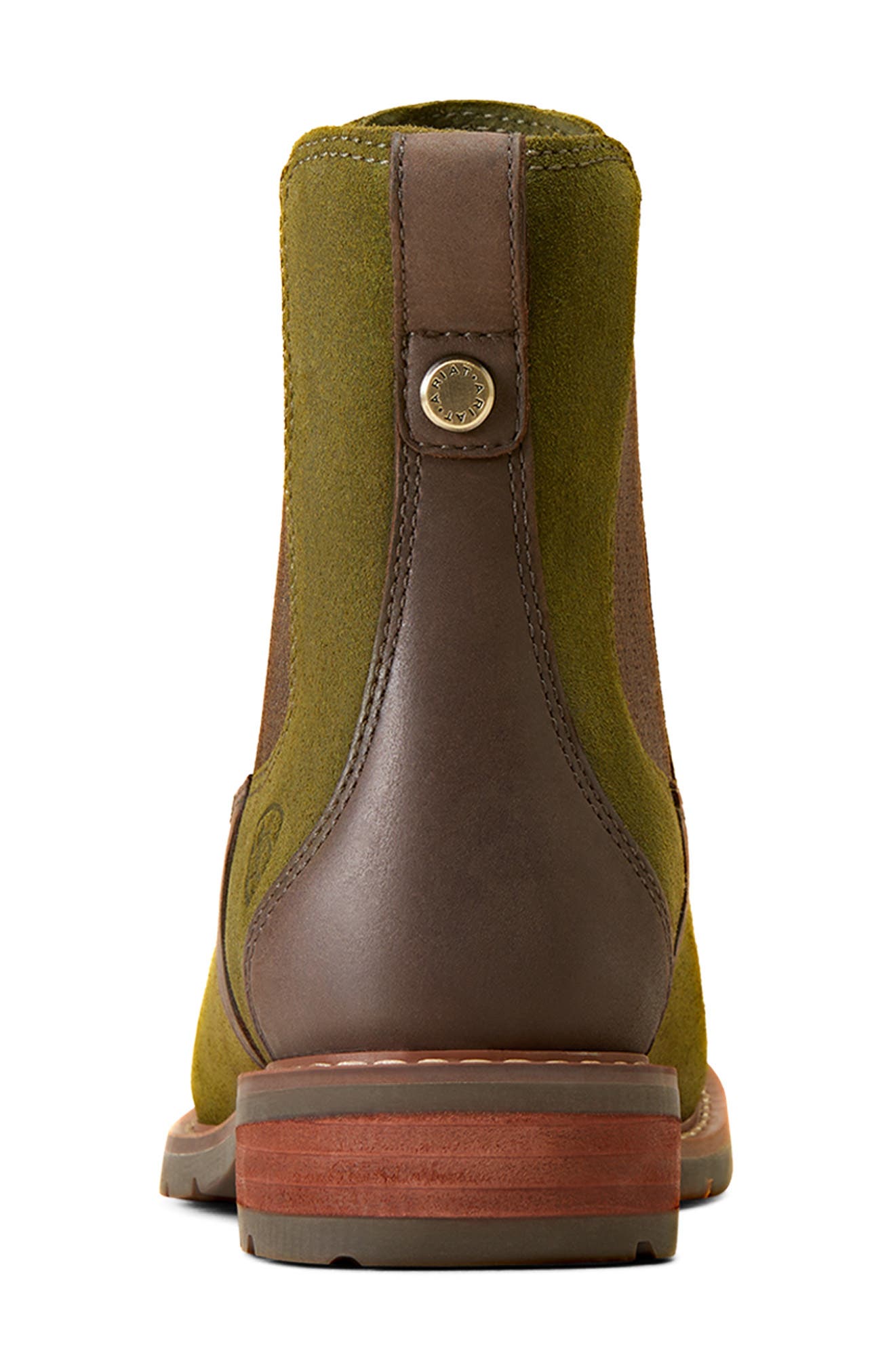 Ariat Wexford Waterproof Chelsea Boot, Alternate, color, Olive
