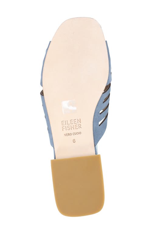 Eileen Fisher Fira Slide Sandal In Pool