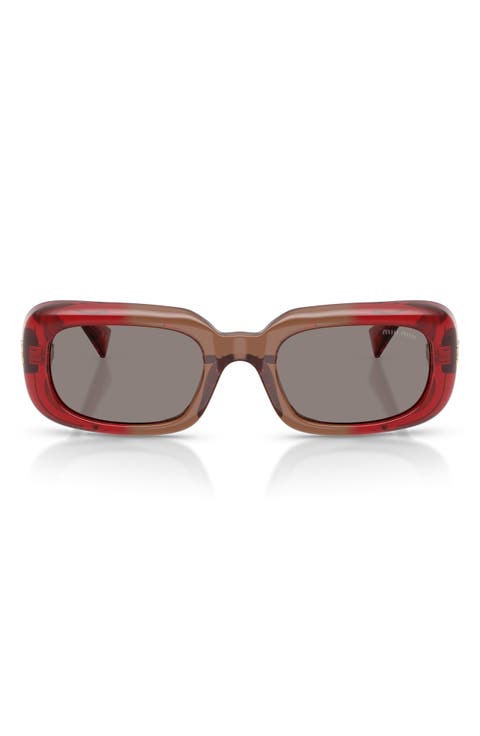 52mm Rectangular Sunglasses