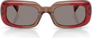 Miu Miu 52mm Rectangular Sunglasses