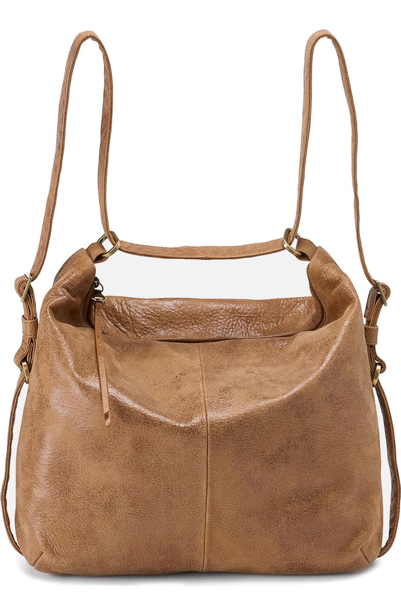 HOBO Emily Convertible Leather Backpack, Main, color,