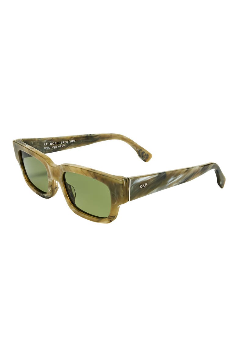 53mm Rectangular Sunglasses, Alternate, color, GREY