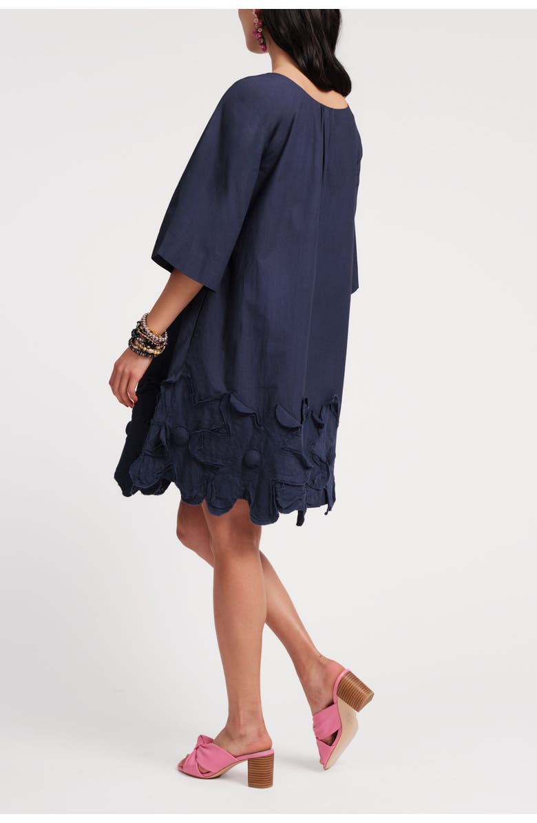 Frances Valentine Zennia Flower Hem Dress, Alternate, color, 